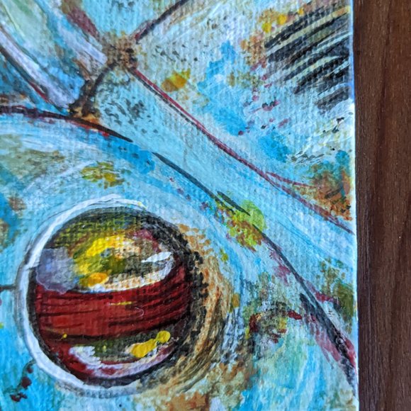 Artist Original Art Set Of 2 Original Paintings 4 X 6 Vintage